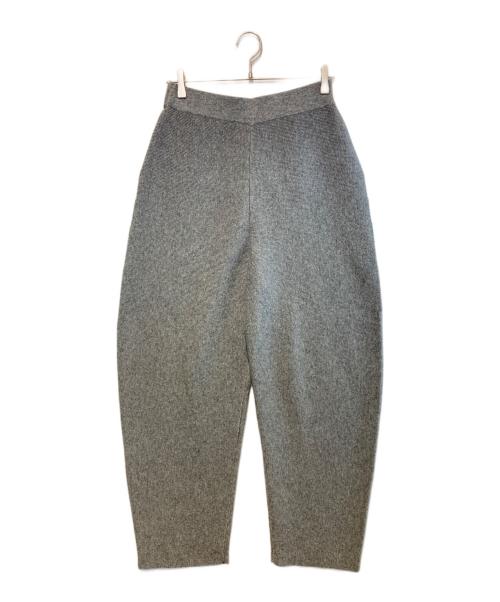 AP STUDIO（エーピーストゥディオ）AP STUDIO (エーピーストゥディオ) ニットパンツ グレー サイズ:38の古着・服飾アイテム