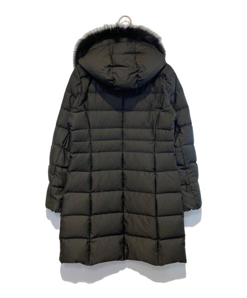 INDIVI（インディヴィ）INDIVI (インディヴィ) ロングリサイクルダウンコート ブラック サイズ:40の古着・服飾アイテム