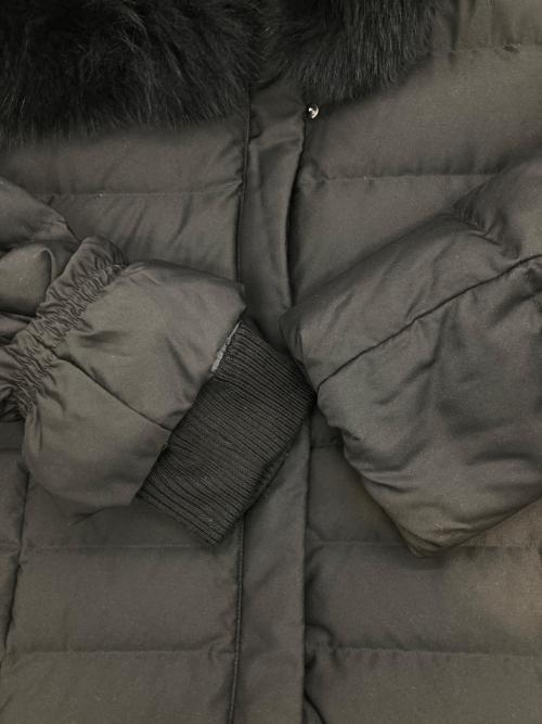 INDIVI（インディヴィ）INDIVI (インディヴィ) ロングリサイクルダウンコート ブラック サイズ:40の古着・服飾アイテム