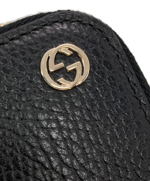 GUCCI（グッチ）GUCCI (グッチ) インターロッキングG 長財布 ブラックの古着・服飾アイテム