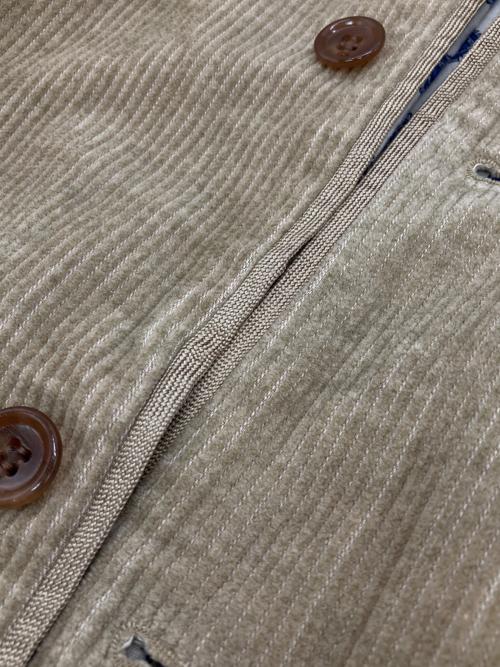 45R（フォーティファイブ・アール）45R (フォーティファイブ・アール) コットンウールコーデュロイコート ベージュ サイズ:3の古着・服飾アイテム