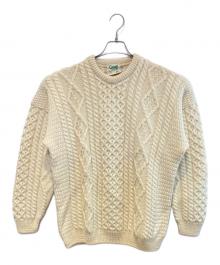 Carraig Donn（キャレイグ ドン）の古着「［古着］ウールケーブルニット」｜アイボリー