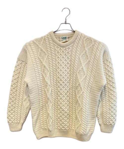 Carraig Donn（キャレイグ ドン）Carraig Donn (キャレイグ ドン) ［古着］ウールケーブルニット アイボリー サイズ:不明の古着・服飾アイテム