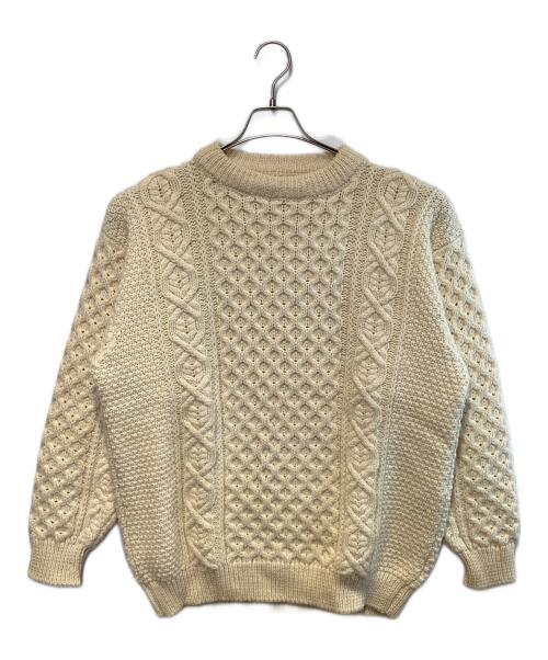 The Andover Shop（アンドーヴァーショップ）The Andover Shop (アンドーヴァーショップ) ［古着］ウールケーブルニット アイボリー サイズ:Lの古着・服飾アイテム
