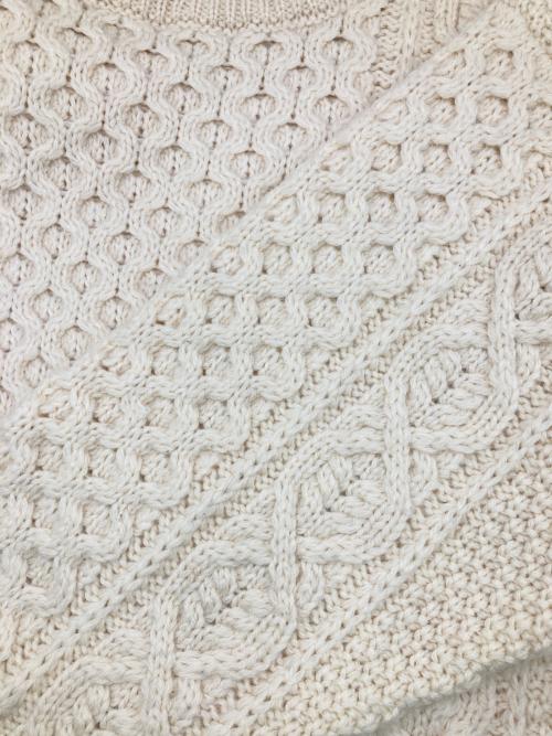 The Andover Shop（アンドーヴァーショップ）The Andover Shop (アンドーヴァーショップ) ［古着］ウールケーブルニット アイボリー サイズ:Lの古着・服飾アイテム