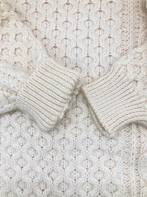 The Andover Shop（アンドーヴァーショップ）The Andover Shop (アンドーヴァーショップ) ［古着］ウールケーブルニット アイボリー サイズ:Lの古着・服飾アイテム