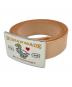 HUMAN MADE（ヒューマンメイド）の古着「SOUVENIR LEATHER BELT」｜ベージュ