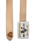HUMAN MADE (ヒューマンメイド) SOUVENIR LEATHER BELT ベージュ：12000円