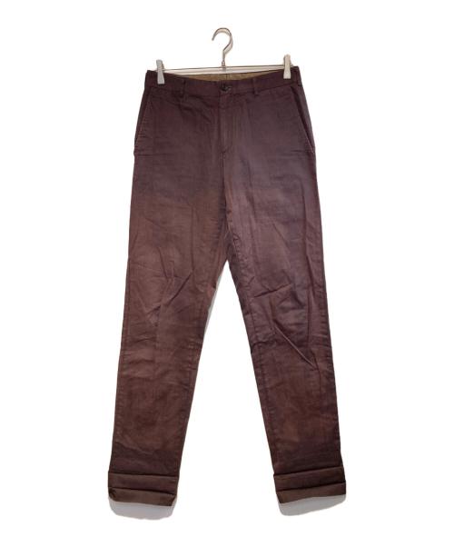 COMME des GARCONS HOMME（コムデギャルソン オム）COMME des GARCONS HOMME (コムデギャルソン オム) ストレートパンツ ブラウン サイズ:Mの古着・服飾アイテム