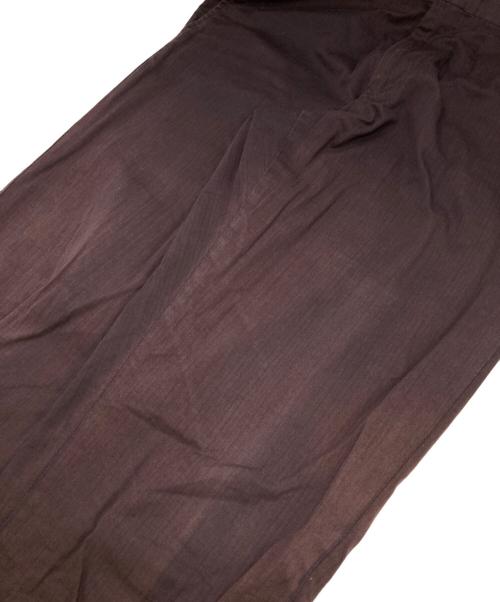 COMME des GARCONS HOMME（コムデギャルソン オム）COMME des GARCONS HOMME (コムデギャルソン オム) ストレートパンツ ブラウン サイズ:Mの古着・服飾アイテム