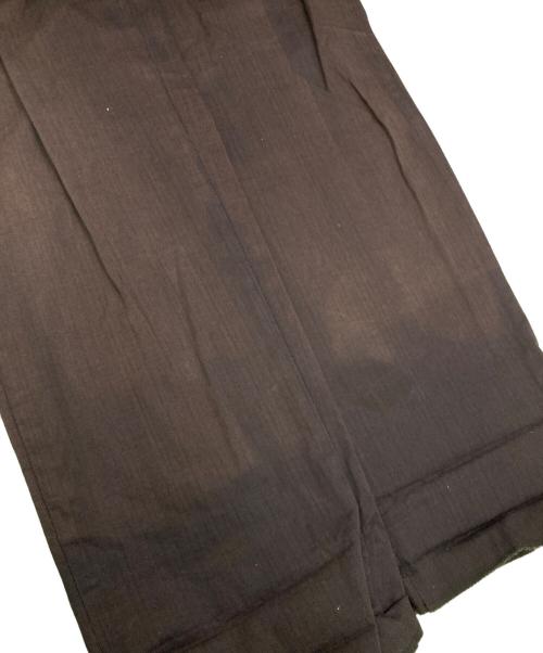COMME des GARCONS HOMME（コムデギャルソン オム）COMME des GARCONS HOMME (コムデギャルソン オム) ストレートパンツ ブラウン サイズ:Mの古着・服飾アイテム