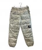 THE NORTH FACE×SUPREMEザ ノース フェイス×シュプリーム）の古着「Paper Print Nuptse Pant」｜グレー