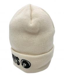 Hysteric Glamour（ヒステリックグラマー）の古着「CIRCLE GIRL 刺繍ワッチキャップ」｜ホワイト