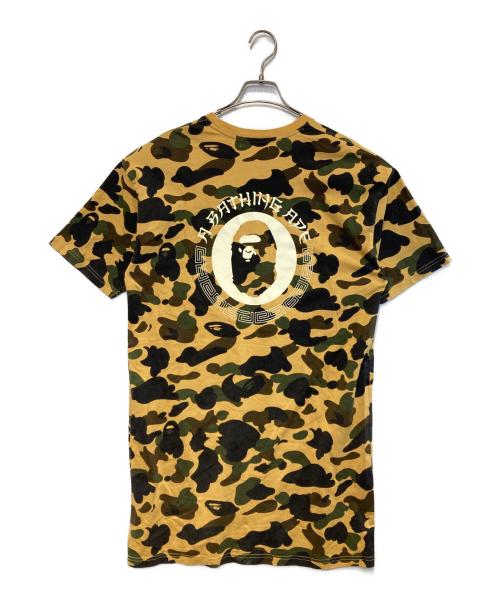 A BATHING APE（アベイシングエイプ）A BATHING APE (アベイシングエイプ) カモフラカットソーワンピース ベージュ×カーキ サイズ:Sの古着・服飾アイテム