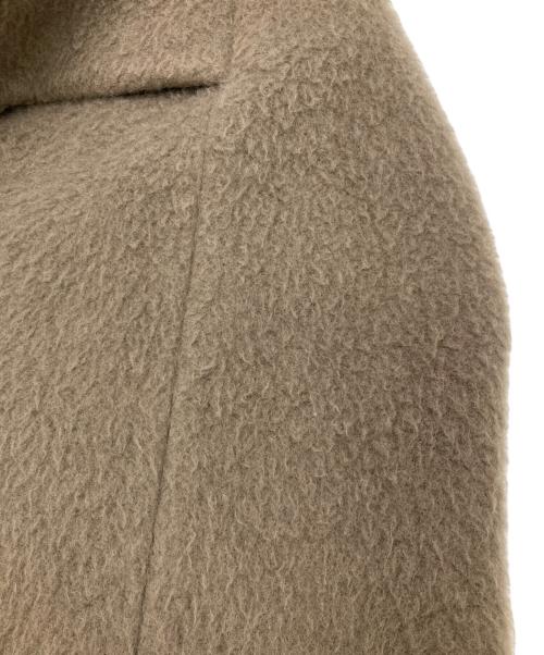 COCODEAL（ココディール）COCODEAL (ココディール) シャギースタンドカラーコート ベージュ サイズ:Mの古着・服飾アイテム