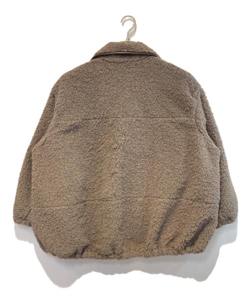 COCODEAL（ココディール）COCODEAL (ココディール) ボアブルゾン ベージュ サイズ:Mの古着・服飾アイテム