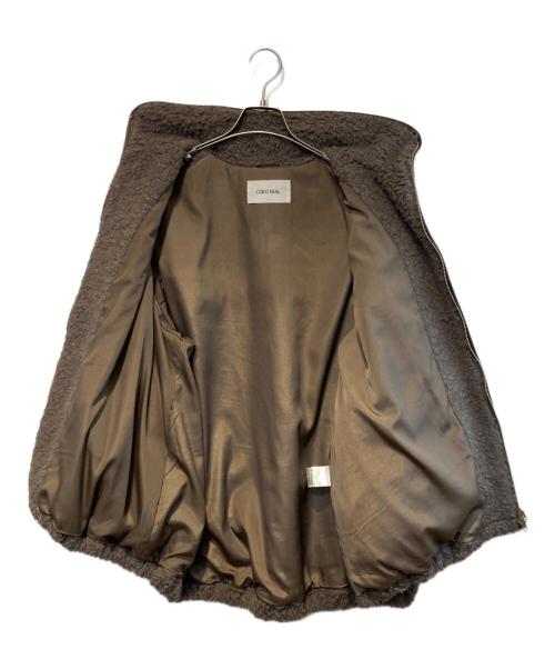 COCODEAL（ココディール）COCODEAL (ココディール) ボアブルゾン ベージュ サイズ:Mの古着・服飾アイテム