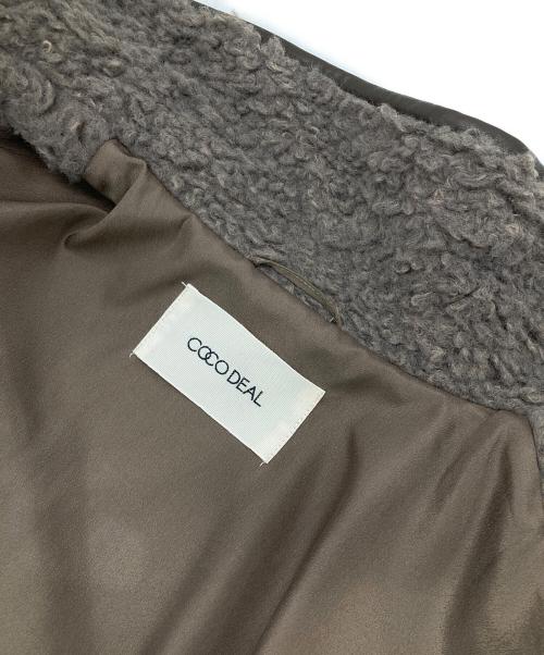 COCODEAL（ココディール）COCODEAL (ココディール) ボアブルゾン ベージュ サイズ:Mの古着・服飾アイテム