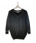 GIVENCHY（ジバンシィ）の古着「パールデザインシルク混ニット」｜ブラック