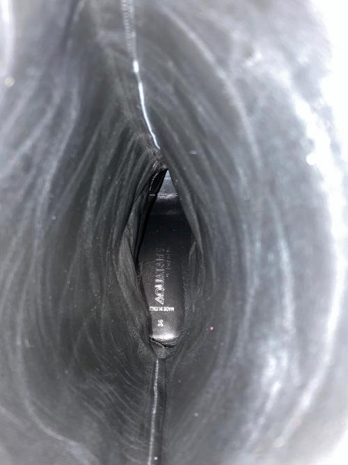 AQUA TALIA（アクアタリア）AQUA TALIA (アクアタリア) レザーロングブーツ ブラック サイズ:23cmの古着・服飾アイテム