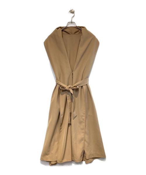 JENNE（ジェンヌ）JENNE (ジェンヌ) パリジェンヌ フレアジレコート ベージュ サイズ:Mの古着・服飾アイテム