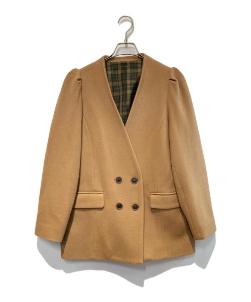 anplegant（アンプレガント）anplegant (アンプレガント) パフショルジャケット ブラウン サイズ:FREEの古着・服飾アイテム