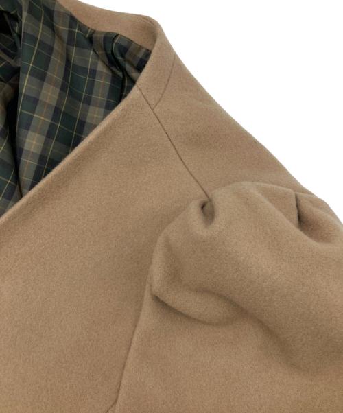 anplegant（アンプレガント）anplegant (アンプレガント) パフショルジャケット ブラウン サイズ:FREEの古着・服飾アイテム