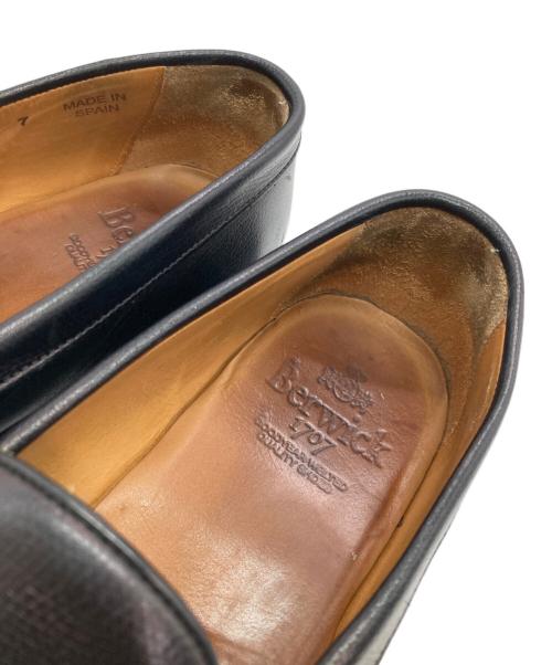 berwick（バーウィック）berwick (バーウィック) コインローファー ブラック サイズ:7の古着・服飾アイテム