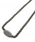 DIESEL (ディーゼル) ロゴモチーフチェーンネックレス シルバー：13000円