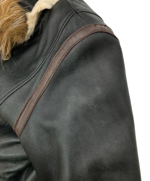 AVIREX（アヴィレックス）AVIREX (アヴィレックス) B-7ラムレザージャケット ブラック サイズ:Mの古着・服飾アイテム