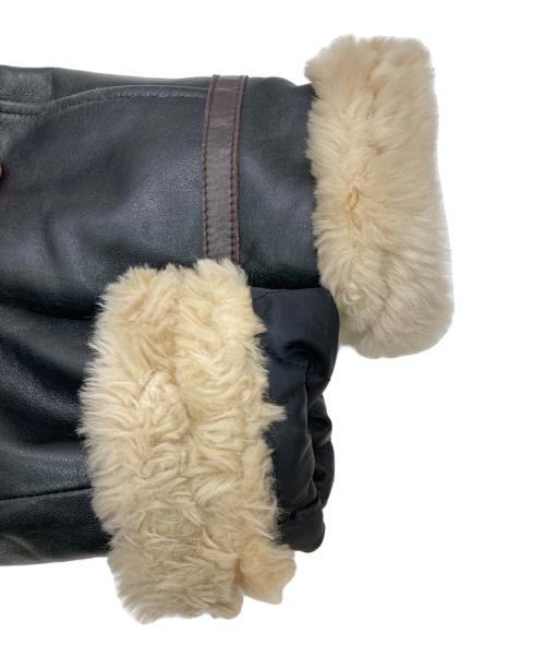 AVIREX（アヴィレックス）AVIREX (アヴィレックス) B-7ラムレザージャケット ブラック サイズ:Mの古着・服飾アイテム