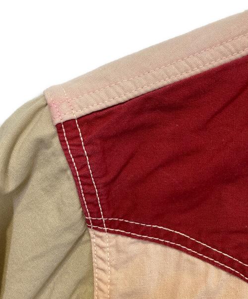 THE REAL McCOY'S（ザ・リアルマッコイズ）THE REAL McCOY'S (ザ・リアルマッコイズ) ［古着］ウエスタンシャツ レッド×ブラウン サイズ:14の古着・服飾アイテム