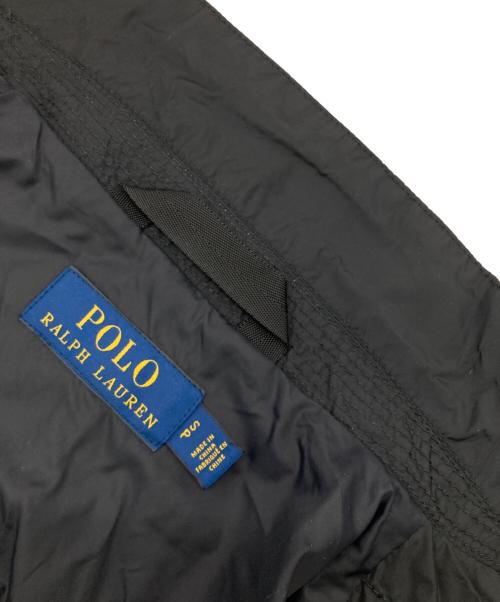 POLO RALPH LAUREN（ポロ・ラルフローレン）POLO RALPH LAUREN (ポロ・ラルフローレン) ナイロンモーターサイクルジャケット ブラック サイズ:Sの古着・服飾アイテム