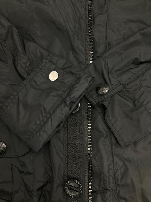 POLO RALPH LAUREN（ポロ・ラルフローレン）POLO RALPH LAUREN (ポロ・ラルフローレン) ナイロンモーターサイクルジャケット ブラック サイズ:Sの古着・服飾アイテム