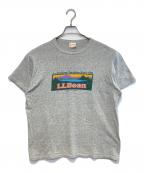 L.L.Bean made by Championエルエルビーン メイドバイチャンピオン）の古着「［古着］プリントカットソー」｜グレー
