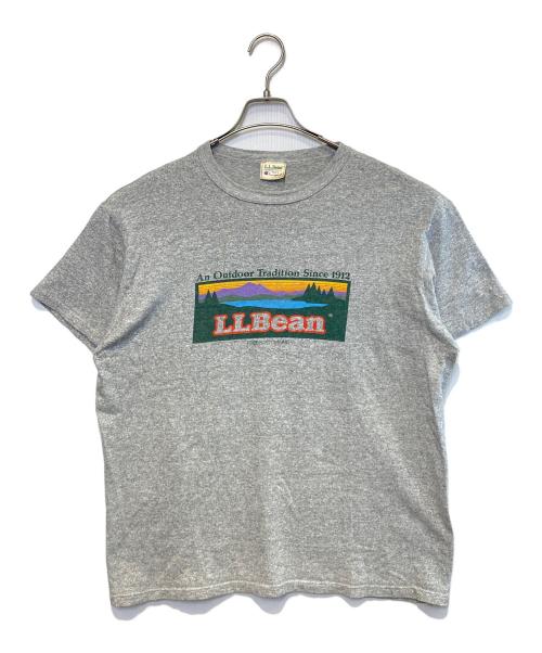 L.L.Bean made by Champion（エルエルビーン メイドバイチャンピオン）L.L.Bean made by Champion (エルエルビーン メイドバイチャンピオン) ［古着］プリントカットソー グレー サイズ:Lの古着・服飾アイテム