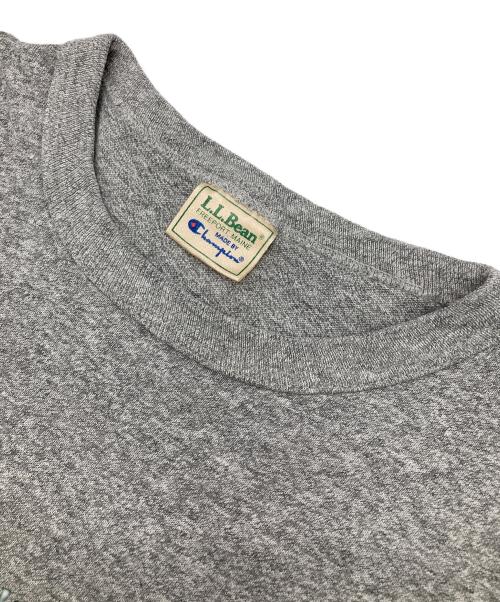 L.L.Bean made by Champion（エルエルビーン メイドバイチャンピオン）L.L.Bean made by Champion (エルエルビーン メイドバイチャンピオン) ［古着］プリントカットソー グレー サイズ:Lの古着・服飾アイテム
