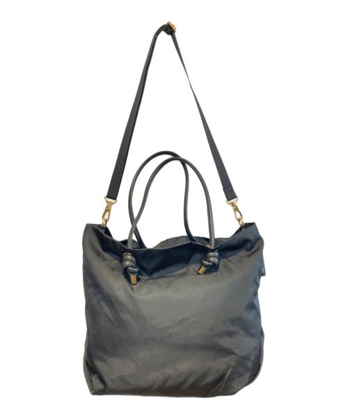 VIOLAd'ORO（ヴィオラドーロ）VIOLAd'ORO (ヴィオラドーロ) ナイロントートバッグ ブラックの古着・服飾アイテム