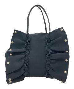 中古・古着通販】傳濱野 (デンハマノ) ミーティアハンドバッグ ピンク