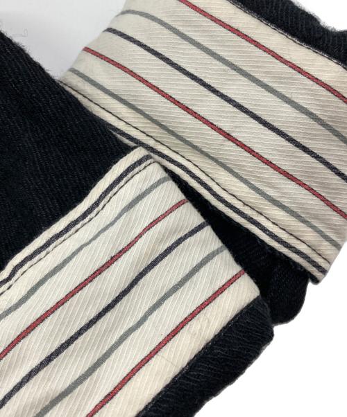 JUNYA WATANABE CdG MAN（ジュンヤ ワタナベ コム デ ギャルソン マン）JUNYA WATANABE CdG MAN (ジュンヤ ワタナベ コム デ ギャルソン マン) ウール麻ツイル縮絨シャツ ブラック サイズ:Ｓの古着・服飾アイテム