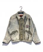 sergioセルジオ）の古着「［古着］デニムレーシングジャケット」｜インディゴ