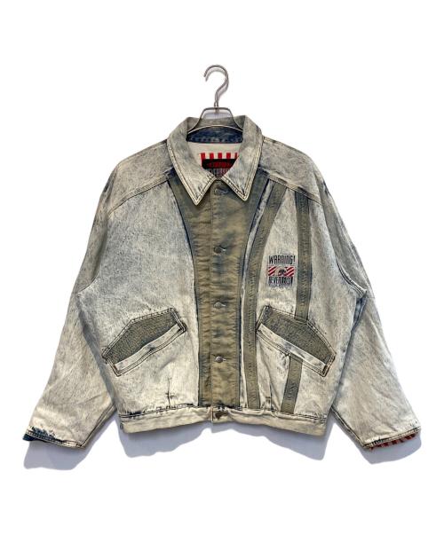 sergio（セルジオ）sergio (セルジオ) ［古着］デニムレーシングジャケット インディゴ サイズ:不明の古着・服飾アイテム