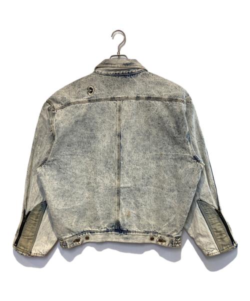 sergio（セルジオ）sergio (セルジオ) ［古着］デニムレーシングジャケット インディゴ サイズ:不明の古着・服飾アイテム