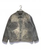 pellepelleペレペレ）の古着「［古着］デニムジャケット」｜グレー