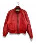 POTLATCH（ポトラッチ）の古着「［古着］パディングレザーレーシングジャケット」｜レッド