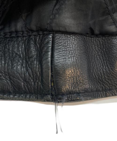 古着ジャケット（フルギジャケット）古着ジャケット (フルギジャケット) ［古着］ライダースジャケット ブラック×ネイビー サイズ:56の古着・服飾アイテム