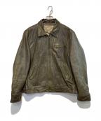 BANANA REPUBLICバナナリパブリック）の古着「［古着］レザージャケット」｜ブラウン