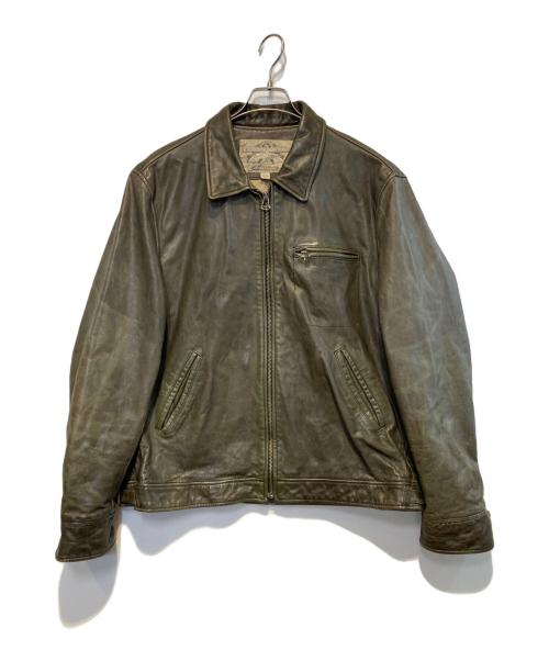 BANANA REPUBLIC（バナナリパブリック）BANANA REPUBLIC (バナナリパブリック) ［古着］レザージャケット ブラウン サイズ:XLの古着・服飾アイテム