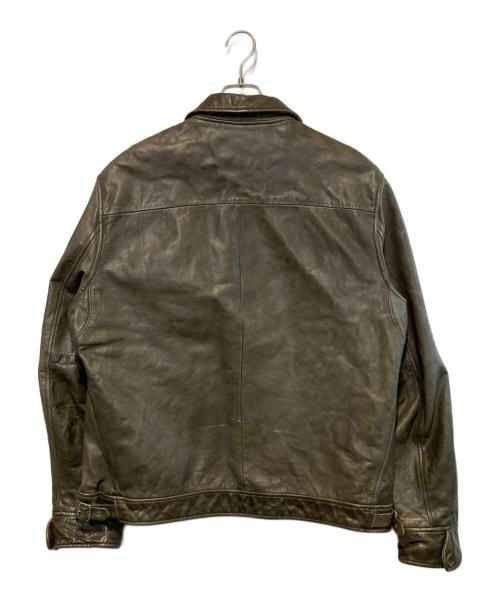 BANANA REPUBLIC（バナナリパブリック）BANANA REPUBLIC (バナナリパブリック) ［古着］レザージャケット ブラウン サイズ:XLの古着・服飾アイテム