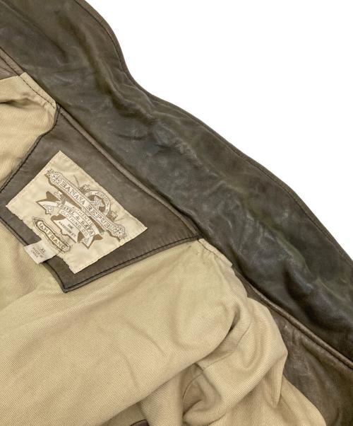 BANANA REPUBLIC（バナナリパブリック）BANANA REPUBLIC (バナナリパブリック) ［古着］レザージャケット ブラウン サイズ:XLの古着・服飾アイテム